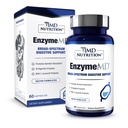 1MD Nutrición EnzymeMD - Suplemento de Enzymes Digestivos - Doctor Formulado Ø 18 Enzimas de base vegetal - Gas &amp; Bloating Support  60 cápsulas