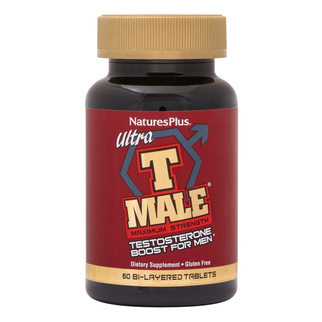 Nature's Plus Ultra T-Male E/R Bi-Layer Tablets, 60 Count