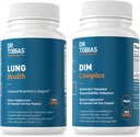 Dr. Tobias Lung Health ' DIM Complejos Soportes Lung Cleanse & Detox Fórmula, Estrogen Detox & Balance Complejo, para Hombres & Mujeres, No GMO
