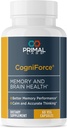 Primal Health CogniForce - Memory & Brain Health - Acetyl L-Carnitine Fórmula - Mejor rendimiento cognitivo - Claridad + Focus + Mejor Recuerda + Pensamiento calmado - Suplemento dietético - 60 cápsulas