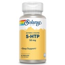 SOLARAY 5-HTP 50 mg, 60 Enteric Coated Capsules | Serotonin & Mood Support, Enteric Coated Formula, 60 Servings, Lab Verified