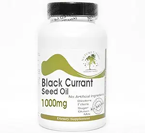 Black Currant Seed Oil 1000mg ~ 90 cápsulas - No aditivos ~ Suplementos de la naturaleza