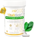 VitaliGold – Complemento probiótico de apoyo inmune con b vitaminas complejas Ingrediente clínicamente probado ← Immunity boost , Gut Health, probióticos para la salud digestiva, alivio del estreñimiento para adultos