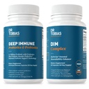 Dr. Tobias Probióticos Inmunitarios Probióticos y Complejo DIM, soporta Salud Digestiva, Función Inmunitaria Gut, Equilibrio hormonal para Hombres