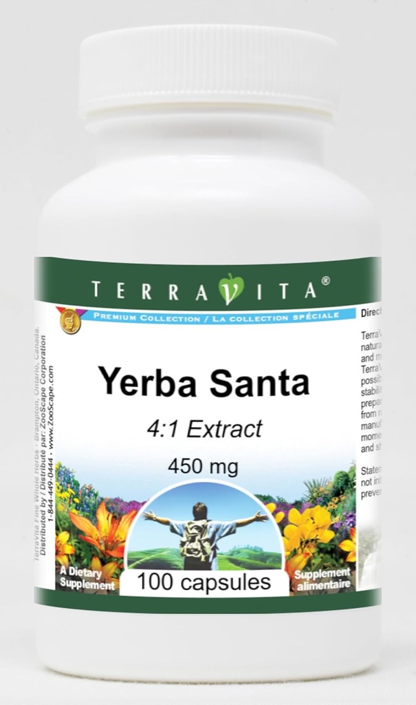 Yerba Santa 4:1 Extracto - 450 mg (100 cápsulas, ZIN: 420596)