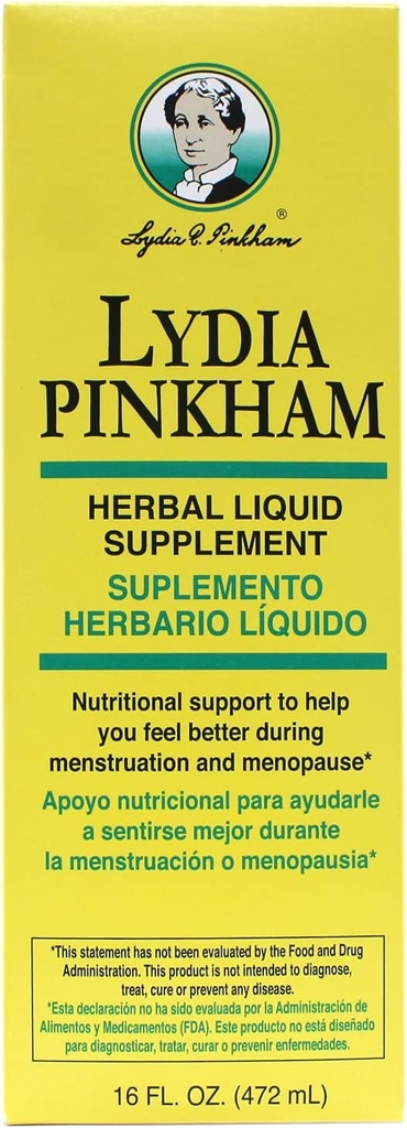 Lydia Pinkham Herbal Liquid Supplement 16 oz (Pack of 10)
