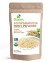 Orgánica Ashwagandha Root Powder -8 Ounce ¦ Lab Tested for Purity ¦ Resealable Kraft Bag,Non-GMO, Indian Ginseng, Withania Somnifera -100% Raw from India, por SHOPOSR (8 oz)