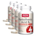 Fórmulas de Jarrow Ácido Pantoténico B5 500 mg - 100 Cápsulas de verduras - Suplemento dietético B esencial - Producción de energía &amp; Metabolismo Apoyo - 100 Cápsulas (Pack of 4)