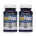 American BioSciences ImmPower ← Apoyo Inmunitario mejorado, Actividad Natural de Killer Cell " Cytokine Production ← 30 cápsulas vegetarianas, 500 mg de AHCC por cápsula (2 Pack)