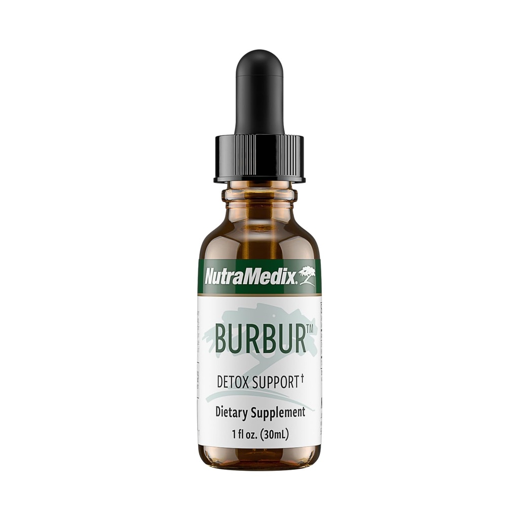 NutraMedix Burbur Supplement - Supports Full Body Detox Cleanse for Women &amp; Men - Promote Antioxidant &amp; Microbial Support - Herbal Tincture Made with Manayupa Leaf Extract (1oz / 30ml)