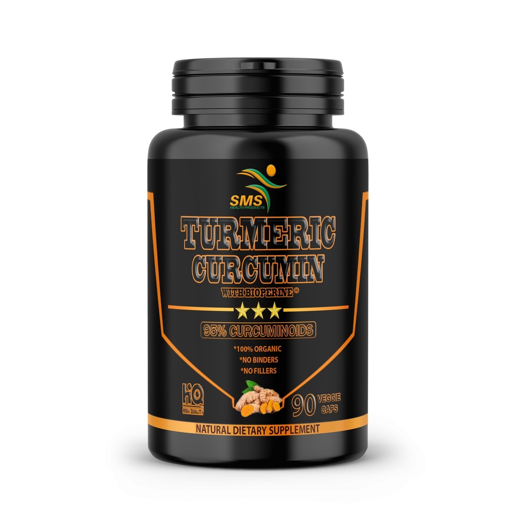 Curcumina Turmérica con Pimienta Negra 1.500mg ANTE 90 cápsulas vegetarianas TENIDO Suplemento dietético con 95% Curcuminoides Estandarizados " Bioperina para la Potencia " Absorción Silenciosa No GMO, Gluten Gratis