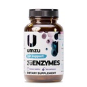 UMZU ZuEnzymes Digestive Enzymes Suplemento ← 21 Enzymes for Gut Health Support, Digestión " Nutrient Absorption  Helps Break Down Lactose, Carbs, Proteins & Fats (30 Day Supply TEN 30 Capsules)