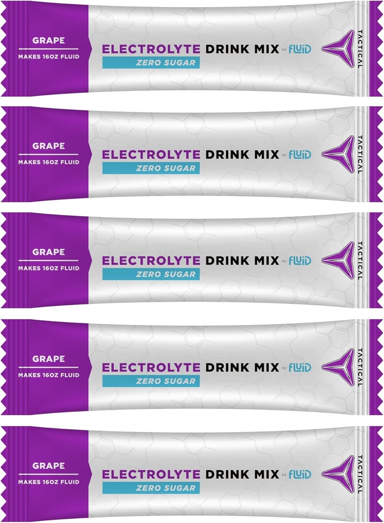 [BRSW2CQKPN7GGFAY] Zero Sugar, Keto Electrolyte Powder, Hydration Packets, Made in USA (Grape, 25 Count)