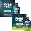Frog Fuel Power Regular & Power Energized Full Protein Shot Bundle, 15g Protein Nano-Hydrolyzed Grass Fed Collagen, Post Workout, Fat & Sugar Gratis, 22 Amino Acids, Berry, 1 oz Packets, 48 Pack