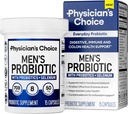 Probióticos de Elección de Médicos para Hombres - 70 Billones CFU - 8 Strains - Selenium & Prebióticos - Apoya Salud Digestiva, Microbiome, Colon, & Immune Health - Probiótico de hombres avanzados - 15ct Tamaño de la muestra
