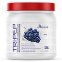 Nutrición metabólica - TRIPEP - Tri-Peptide Branch Chain Amino Acid, BCAA Powder, Pre Intra Post Workout Suplemento, Grape, 400 Grams (40 Servimientos)