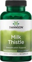 Swanson Milk Thistle (Standardized) - Herbal Liver Support Supplement w/ 80% Silymarin - Natural Formula Helping to Maintain Global Health & Wellbeing - (120 Capsules)
