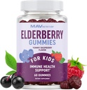 Gummies de arándano para niños TENIDO 3-In-1 Apoyo saludable a las inmunologías con vitamina C " Zinc TENIDO Para las edades 4+ Silencio Diseñado para la salud máxima y bienestar TENIDO Gluten-Free, Non-GMO, Natural Flavors TEN 60 Gummies