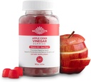 Manijas de vinagre de manzana - Mangas de sidra de azúcar con vitamina B12 y aceite de remolacha - Vegan, no GMO & Gluten-Free, Made in USA (30 Servimientos)