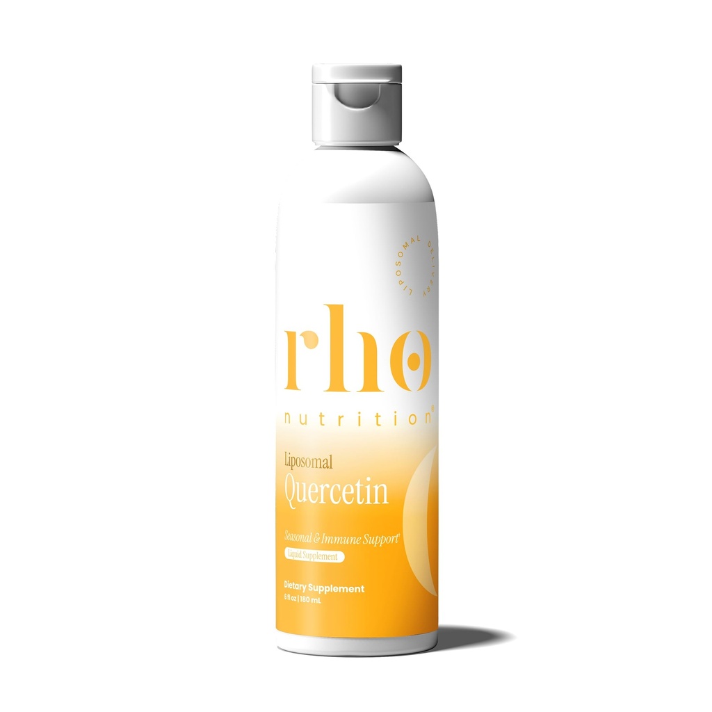 Rho Nutrition Liposomal Quercetin - Ultra High Absorption Suplemento de Quercetina Líquida – Soporta el sistema inmunológico, la defensa de la alergia y el envejecimiento saludable