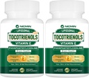 1200MG Vitamina E Tocotrienols Liposomal Tocotrienols Suplemento con Phosphatidylcholine, 95% Delta-tocotrienols y 5% Gamma-tocotrienols, Alta Absorción para el Corazón, Función cerebral 120 cápsulas