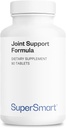 Supersmart Joint Support Formula (High Potency Complex) - con Glucosamine, Condroitina, Ácido Hialurónico, MSM - Suplemento de Apoyo Conjunto Silencioso No GMO " Libre - 90 Cuadros