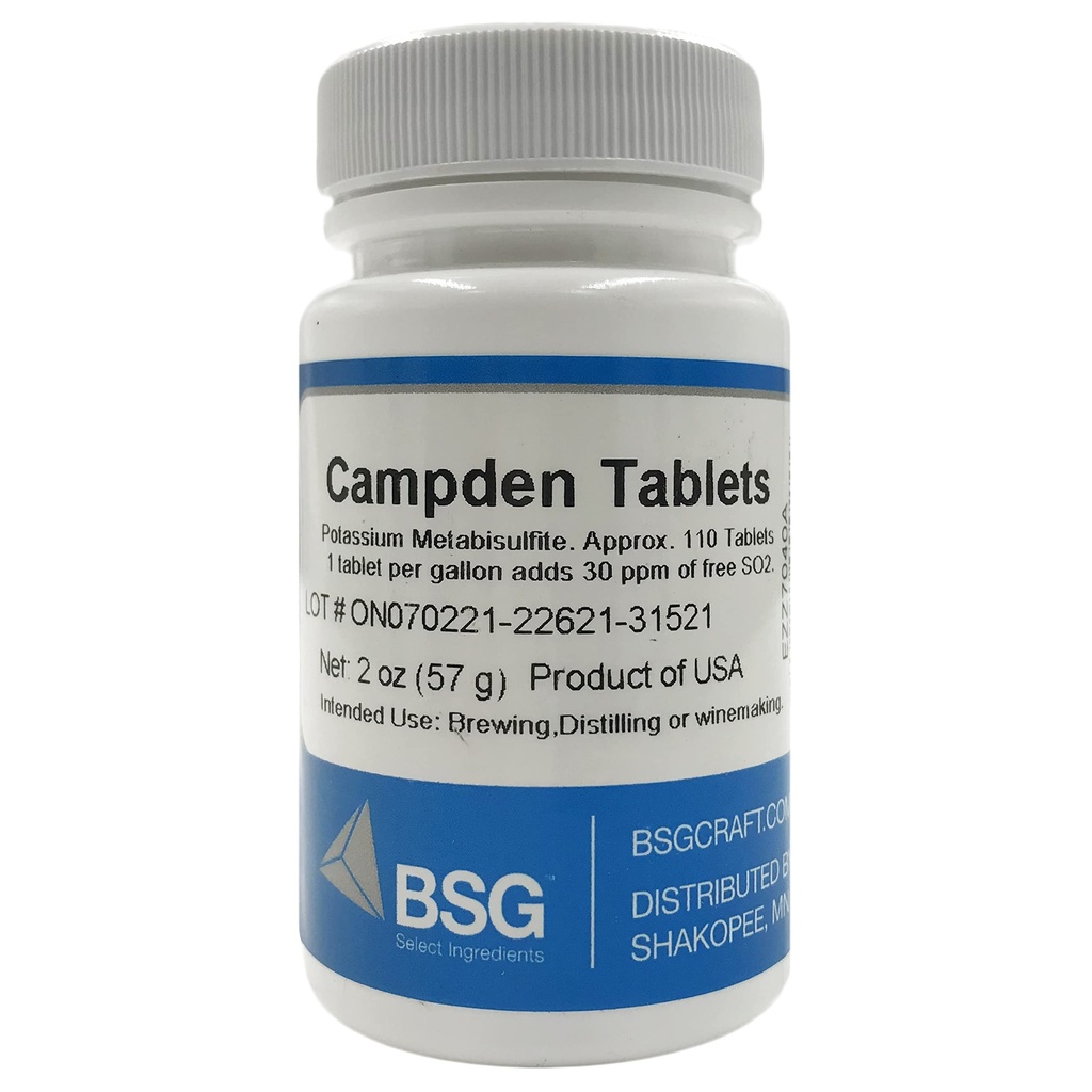 Tablets (Potasio Metabisulfite), 2oz