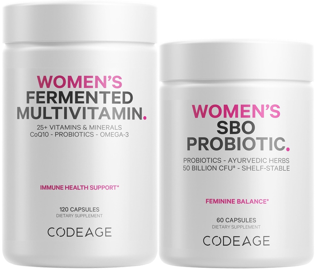 Codificación Multivitamina Bundle de Mujeres: Las vitaminas probióticas diarias de la Fórmula de Mujeres