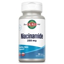 KAL Niacinamide 250mg Tablets, Vitamina B3 Suplemento para la Salud de la Esquí, Metabolismo Energético, Nerve, Circulación y Apoyo a la Digestión, Activ de Absorción MejoradaTabs, Vegan, 100 Servimientos, 100 Tabletas