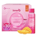 CJwellcare Innerb Glowshot Collagen (50.7 fl oz, 30 Servings) - Marine Liquid Collagen for Women, 3000mg Collagen Peptides, Collagen Shots for High Absorption, Hair, Skin & Nails Supplement