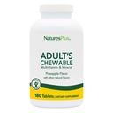 NaturesPlus Adult's Chewable Multivitamin - 180 Tabletas Vegetarianas - Pineapple Flavor - Suplemento Natural de Alimentos Integrales para la Salud Global, Energía - Gluten-Free - 180 Servings