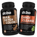 Colon Cleanse Pills Body Detox &amp; Candi Cleanse - Intestinal Guard Cleanser for Stomach &amp; Oral Herbal Oregano &amp; Caprílico Acid Probiotic Complex Capsules, Herbal Wormwood Black Walnut Clove Mujer Hombre