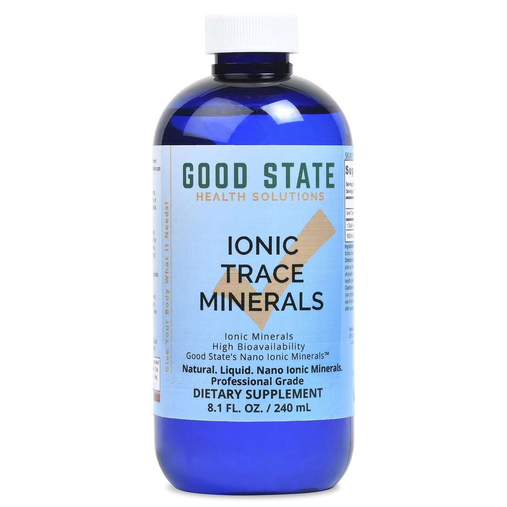 Good State Liquid Ionic Trace Minerals (96 porciones a 125 mg - 8 fl oz)