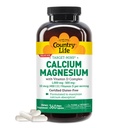 Country Life Target-Mins Calcium Magnesium with Vitamin D-Complex, 1000mg/500mg/10mcg, 360 Vegan Capsules, Certified Gluten Free, Certified Vegan, Verified Non-GMO Verified...