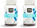 365 por Whole Foods Market, Gummies Probiotic Fiber 2 Bill Blue Raspberry, 60 Cuenta (Pack of 2)