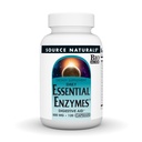 Fuente Naturales Esencial Enzimas 500mg Bio-Alineados Múltiple Suplemento Defensa Herbales para la Digestión, Gas &amp; Estreñimiento Alivio del Sistema Inmunitario Fuerte* - 120 cápsulas