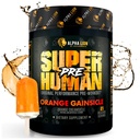 ALPHA LION Superhuman Pre Workout Powder, Beta Alanine, L-Taurine " Tri-Source Caffeine for Sustained Energy " Focus, Nitric Oxide " Citrulline for Pump (21 Servings, Orange Gainsicle)