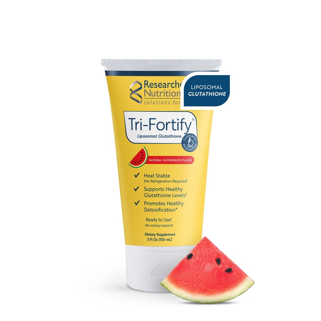 Glutatione Liposomal (450mg) Gel líquido + vitamina C - Tri-Fortificar - Ayuda Energía Natural, Apoyo Inmunitario " Detox - Investigación clínica para la Absorción - Watermelon (5 Fl Oz)