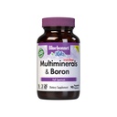 Bluebonnet Multi Mineral Plus Boron Vegetarian Capsules sin Hierro, Blanco 90 Conde