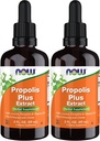 AHORA Suplementos, Propolis Plus Extracto Líquido con gotero, Suplemento Herbal, 2-Once (Pack of 2)