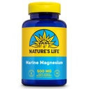 Nature's Life Marine Magnesium 500mg ← Healthy Digestion & Regularity Formula with Magnesium Hydroxide from Northern Sea Waters ← 100 Vegetarian Caps