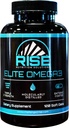Elite Omega 3 Suplemento Nutricional – Omega-3 Ácidos grasos incluyendo EPA y DHA – Corazón y Soporte Inmunitario – No Fishy Aftertaste, 120 Softgels