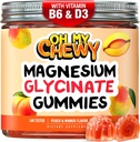 Centro-Filled Magnesium Glycinate Gummies 400MG - High Absorption for Kids, Adolescents & Adults - Suplemento para el sueño, la calma y la relajación muscular con B6 &amp; D3 - Gluten Free &amp; Vegan Friendly - 60 Condes