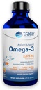 Trace Minerals Omega-3 - Suplemento de Apoyo a la Salud Cerebral - Suplemento líquido con DHA & EPA - Omega-3 Suplemento con Minerales Soportes Immune, Eye & Heart Health - Orange, 8 fl oz