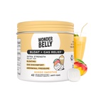 Wonderbelly Bloat + Gas Relief, Extra Strength Chewable Tablets, con 125 mg Simethicone, No Talc o Dye, Mango Smoothie, 42 Conde