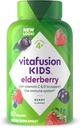 Vitafusion Kids Elderberry Gummy Vitaminas, Delicious Immune Support Gummies for Kids, 60Ct