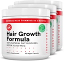 iRestore Hair Growth Supplement – Natural DHT Blockers & Multivitamin Blend – Vegan, Non-GMO, 90 cápsulas – Soporta el cabello grueso, más fuerte para hombres y mujeres – 3-Pack