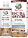 MaryRuth Organics Mushroom, Suplemento de Mushroom, Vitamina Líquida de Mushroom, Suplemento de Mushroom de Reishi para Immune Support, Turquía Vitamina de Tail para el alivio de estrés, Vegan, No GMO, Gluten Free, 15.22 Fl Oz