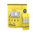 PRIME HYDRATION+ Sticks Lemonade TEN Hydration Powder Single Serve Sticks ← Electrolyte Powder On The Go TEN Low Sugar TEN Caffeine-Free TEN Vegan TEN 16 Sticks