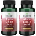 Swanson Alpha Lipoic Acid - Suplemento Natural Apoyo a Niveles de Presión Sanitaria Saludable Ya dentro de un rango normal - promueve el metabolismo de carbohidratos - (60 cápsulas, 600 mg cada uno) (2 paquete)
